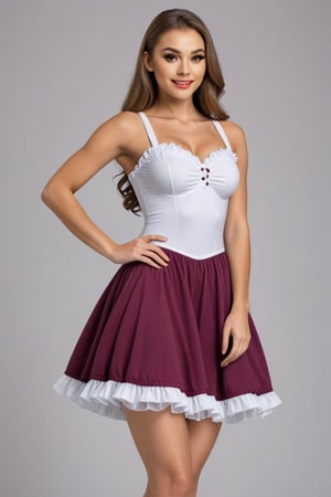 Midi leotard pettiskirt Sundress for women 