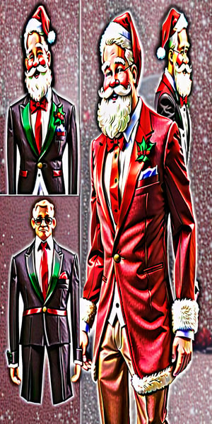 Santa Claus Business Blazer Tuxedo 