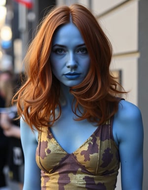 Karen Gillan blue skin