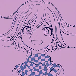 Ouma Kokichi, Danganronpa, smiling