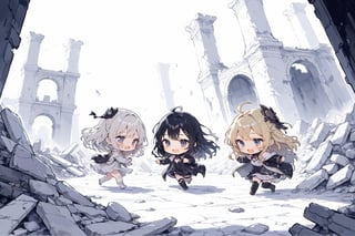 multiple girls,chibi,Lots of girls playing happily in the ruins,
masterpiece, best quality, aesthetic,multiple girls,chibi,Lots of girls playing happily in the ruins,
masterpiece, best quality, aesthetic,