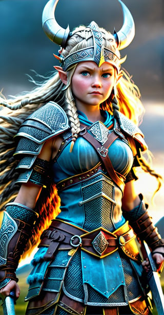 Epic Viking Warrior Girl 3D Game Character Model**: Conquer the realms as a fierce Viking warrior, adorned in traditional Norse armor and epic Nordic landscapes.
,HellAI,Leonardo Style,DonMDj1nnM4g1cXL 