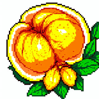 a lemon, pixelated, 8-bit, low resolution, lemon slice, juicy, citrus, vibrant colors, vivid colors, minimalist, simplistic, playful, whimsical, abstract, geometric, retro, vintage, nostalgia, (best quality,4k,8k,highres,masterpiece:1.2),ultra-detailed,(realistic,photorealistic,photo-realistic:1.37),Pixel art