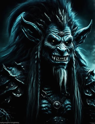 gildenface portrait photography of a troll from the movie troll hunter,monster,darkart,LegendDarkFantasy