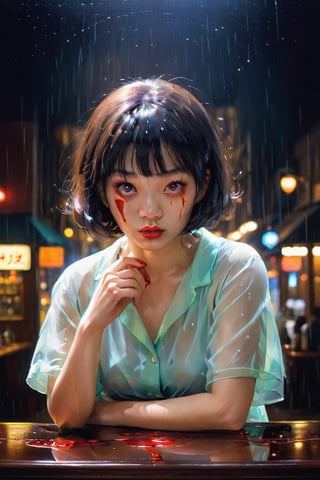 a close up of a person with blood on their eyes, poster art, inspired by Ayako Rokkaku, with short hair with bangs, rankin, in dark night, fluffy bangs, jigsaw, mono eyed, trailer, she has black hair with bangs, the devil, despera, a-1 pictures, unnerving, lying, child of dark, nobody
an ultrafine detailed painting
an ultrafine detailed painting
20%
a painting
19%
a drawing
18%
a digital painting
18%
digital art
18%
Artist
by Philip Evergood
by Philip Evergood
26%
by Petr Brandl
25%
by Bob Ringwood
25%
by Reynolds Beal
24%
by Eddie Campbell
24%
Movement
ashcan school
ashcan school
21%
modern european ink painting
21%
post-impressionism
20%
figuration libre
20%
american scene painting
20%
Trending
behance
behance
19%
featured on pixiv
18%
behance contest winner
18%
pixiv
17%
pinterest
17%
Flavor
an illustration of a bar/lounge
an illustration of a bar/lounge
24%
bar
23%
kessler art
23%
an example of saul leiter's work
23%
nighthawks
23%