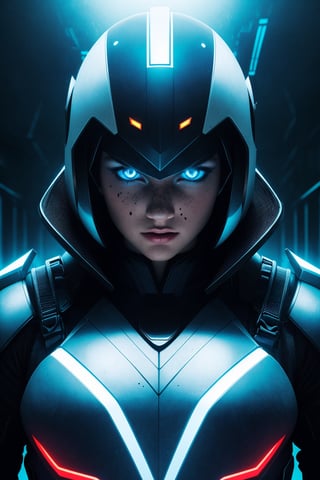 sci fi character art, cool artwork, futuristic style, in the style of 32k uhd, dark yellow and gray, (futuristic dress, glowing dress, battle suit), (detailed face, upper body:1.2), (detailed blue eyes, glowing eyes:1.2), shiny skin, ((realistic hair:1.2))

panasonic lumix s pro 50mm f/1.4, techpunk, knightcore, futuristic, (detailed background), detailed landscape, 

masterpiece, best quality, realistic, side light, volumetric light, rich colors, dramatic lighting, (full dual colour lighting:1.2), (hard dual colour lighting:1.4), fine detail, absurdres, extremely detailed, depth of field, ((realistic lighting)) ultra highres, (masterpiece:1.2), (ultra detailed), (best quality), intricate, comprehensive cinematic, magical photography, (gradients), colorful, 