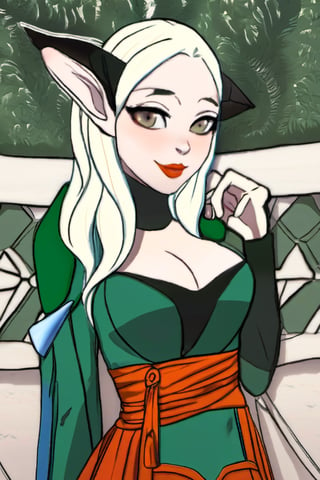 1Female elves, Busty girl, Beautiful sexy girl