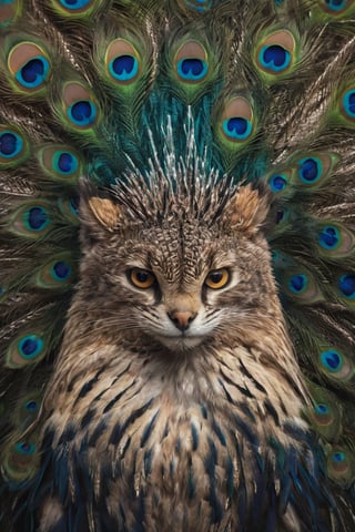 Feline:
Prompt
Exotic animalian creature, very beautiful, truly detailed, high quality, masterpiece, uhd, 8k, vfx, epic, trending on artstation, 
sharp focus, Covered with brightly peacock pattern color furs, studio photo shoot, intricate detailed, by Greg rutkowski, epic, nature, 
full shot, symmetrical, Greg Rutkowski, Charlie Bowater, Beeple, Unreal 5, hyperrealistic, dynamic lighting, fantasy art
