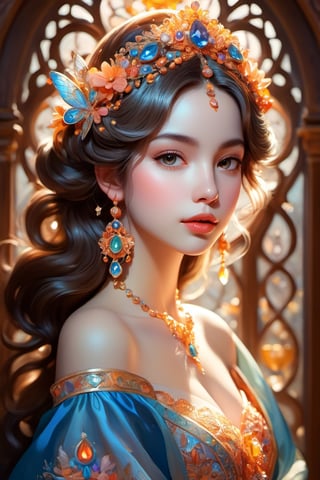 oil-painting, cute stickers, extremely detailed illustration of gorgeous spanish woman with elegant dress, backlit, highly illuminated, colorful crystal, awesome hair, closeup, visually rich, raytraced, manga, whimsical, JRPG, enchanting, emotionally evocative, detailed environment, fantastical, imaginative, visually rich, atmospheric, zoomed, flat lighting, 2d, cartoon, vector, rocks, art by MSchiffer, centered image, ultra detailed illustration, posing, (tetradic colors), whimsical, enchanting, fairy tale, (ink lines:1.1), strong outlines, art by MSchiffer, bold traces, unframed, high contrast, (cel-shaded:1.1), vector, 32k resolution, best quality, flat colors, flat lights, centered image, ultra detailed illustration, posing, (tetradic colors), whimsical, enchanting, fairy tale, (ink lines:1.1), strong outlines, art by MSchiffer, bold traces, unframed, high contrast, (cel-shaded:1.1), vector, 32k resolution, best quality, flat colors, flat lights. Art and mathematics fusion, hyper detailed, trending at artstation, sharp focus, studio photography, intricate detail, highly detailed, centered, perfect symmetrical