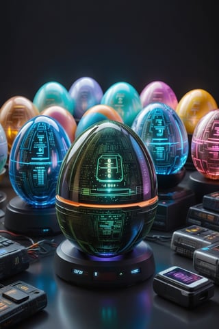 score_9, score_8_up, score_7_up, score_6_up, score_5_up, score_4_up, 
A magic egg of alien technology, Cyberpunk style.