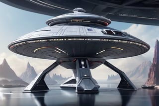 Diseño los planos de una nave madre espacial con apariencia de una mantarraya marina con las alas en forma de delta hacia abajo de metal, plástico, su diseño tiene hermosas y delineadas alas delta curvadas hacia abajo de una manera futurista de 12K, diseño futurista al estilo de star wars y star trek y andromeda ascent,cyborg style