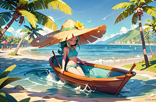 Welcome to a virtual journey to a serene tropical paradise, where you'll experience the beauty of a golden beach, the tranquility of calm blue waves, and the majesty of swaying palm trees. Close your eyes and immerse yourself in the soothing sounds of the ocean, the gentle rustling of palm leaves, and the warm golden hues of the sandy shoreline.

As you step onto the beach, the soft grains of sand caress your feet, and you can feel the warmth of the sun on your skin. The beach stretches far and wide, inviting you to explore its secrets. Take a moment to admire the pristine golden shoreline that sparkles under the sunlight.

Looking out towards the horizon, you'll be captivated by the sight of the vast ocean stretching endlessly before you. The waves roll in gently, creating a rhythmic symphony that lulls your senses into a state of pure relaxation. The calm blue waters invite you to take a dip, soothing your soul with every gentle ripple.

Turn your attention to the magnificent palm trees that stand tall along the beach, casting their swaying shadows on the sand. Their lush green fronds dance gracefully in the breeze, providing a perfect spot for you to find shade and take a moment to unwind.

As you explore this tranquil paradise, you may encounter various marine life, seashells, and other coastal wonders. Take your time to embrace the essence of this idyllic setting, letting the worries of the world melt away.

Whether you want to bask in the sun, stroll along the shoreline, or simply sit under the shade of a palm tree and watch the waves, this tropical paradise has everything you need to find peace and tranquility.

Let your imagination run wild as you dive into this beautiful world of golden beaches, calm blue waves, and majestic palm trees. Bring your own story to life amidst the beauty of this serene landscape, and let the Tensor.art platform be your canvas to create the most vivid and picturesque scenes inspired by this tropical paradise
