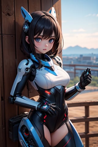 masterpiece, best quality, ultra-detailed, 4k, cute robot girl,  white ciberskin, (Cowboy Shot:1.13), 
(masterpiece:1.2), (best quality:1.2), 8k, HDR
