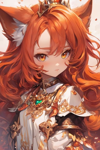 (cute chibi flame foxy, flaming veins, flaming crown), red and orange tones, (masterpiece, best quality, ultra-detailed, best shadow), (detailed background, fantasy), princess cloth, (beautiful detailed face), high contrast, (best illumination, an extremely delicate and beautiful), ((cinematic light)), colorful, hyper detail, dramatic light, intricate details, (1 chibi girl, 20 year old, solo, red hair, sharp face, amber eyes, hair between eyes,dynamic angle), blood splatter, swirling black light around the character, depth of field, light particles,(broken glass),magic circle, (full body), Spirit Fox Pendant