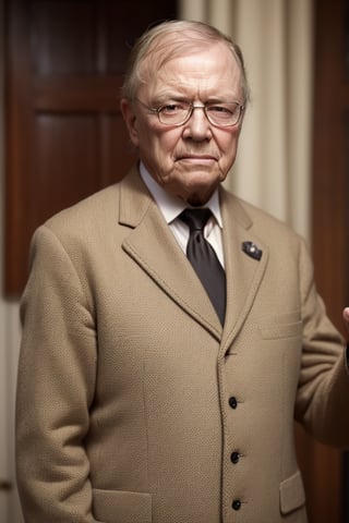 Theodore Roosevelt, old age, facing camera, straight pose, upper body only, no extra hands