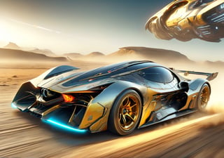 Solo, anime style, futuristic race car in a dusty road, driving in high speed, dynamic angle, more detail XL, ,DonMX3n0T3chXL