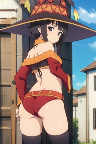 Megumin, bikini, ass