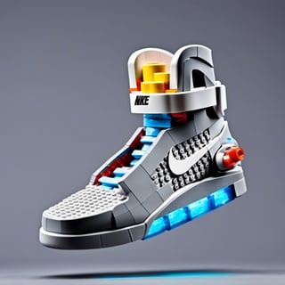 absolute real nike air mags back to the future themed lego, photo studio, studio lights