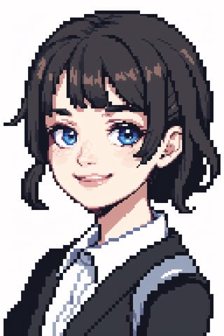 1girl, masterpiece, top quality, 8K, detailed skin texture, detailed cloth texture, beautiful detailed face, intricate details, ultra Details, Audrey Hepburn smile, Spiderman uniform, sorrel fluffy hair, (half body: 1.2), （smile face）, warm lighting,monochrome,DRAWING,Pixel art,Pixel world