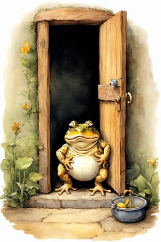 Chub Toad, Chub toad, chub toad
At the door.
Run away quick
Or you’ll run no more.
—Traditional children’s rhyme and Aluren, Squee bounced up and down. “I sees a horsey, an’ a piggy, an’ a—”
“If you don’t shut up,” hissed Mirri, “you’ll see a kidney and a spleeny.”