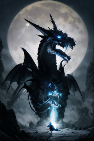 A dragon skeleton lying in a dark wasteland, illuminated by blue light, dragon head, big jaw, see full skeleton, armor, Two moons can be seen in the background, one is green and small, the other is blue and twice the size


maximum image texture, best quality UHD 16k, Anime 1.5, best quality, masterpiece, Ultra detailed, very high definition, extremely delicate and beautiful, more contrast, high contrast