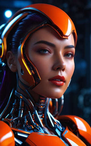 (best quality, 4k, 8k, highres, masterpiece:1.2), ultra-detailed,((woman in a machine shot)), The Woman in the Machine, mechanical mutation woman, biomechanic 35 yo woman, glow effects, godrays, Hand drawn, render, CRU, sharp, 8k, octane render, cinema 4d, blender, dark, atmospheric 4k ultra detailed, cinematic, Sharp focus, big depth of field, Masterpiece, colors, 3d octane render, 4k, concept art, trending on artstation, hyperrealistic, Vivid colors, extremely detailed 8k wallpaper, Intricate, High Detail, dramatic, (realistic face, perfect black eyes, dark orange lipstick)