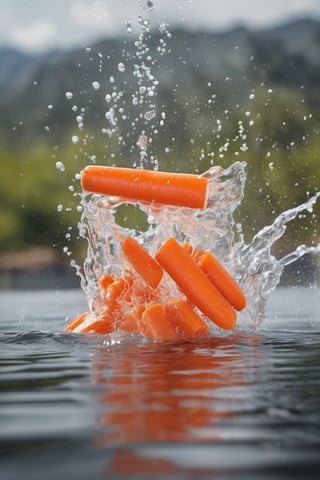 RAW natural photo Of
CARROT SLICES FALLING INTO THE WATER
, only one light cenital chimera, day advertising shooting, realistic photograph, sharp focus, depth of field, shoot, ,side shot, side shot, ultrahd, realistic, vivid colors, highly detailed, perfect composition, 8k, photorealistic concept art, soft natural volumetric cinematic perfect light,booth,food focus, UP THE CAMERA
