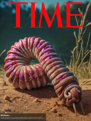 50 photorealistic cwormss, masterpiece, 8k, field depth, saturated colors
,time magazine