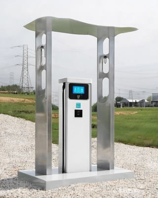 moderm electric recharge station
