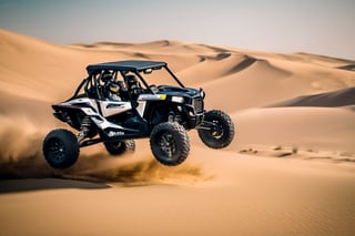 RAW natural photo OF PolarisRZR with pilot
, running in dunes in desert, day advertising shooting (((infinite black  background))) , realistic photograph, sharp focus, depth of field, shoot, ,side shot, side shot, ultra hd, realistic, vivid colors, highly detailed, perfect composition, 8k artistic photography, photorealistic concept art, soft natural volumetric cinematic perfect light, black background studio, ADVERTISING SHOT
,mecha,robot