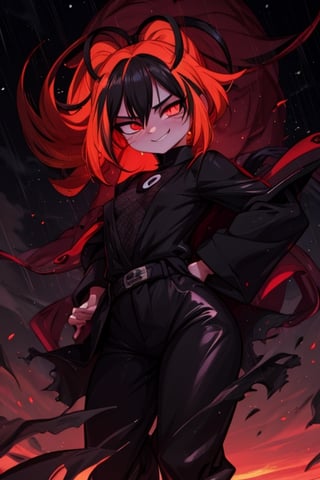 8k resolution, high resolution, masterpiece, intricate details, highly detailed, HD quality, solo, loli, black desert on the background, night, rain, red stars in the sky, scarlet moon, Naruko Uzumaki.blonde.red eyes.vertical pupils.cheeky smile.(Naruko Uzumaki's clothes).black pants.black scaly coat.a cheeky expression.funny expression.an inspired expression.cool pose.fighting pose.battle dance, focus on the whole body, the whole body in the frame, small breasts, vds, looking at viewer, wet, rich colors, vibrant colors, detailed eyes, super detailed, extremely beautiful graphics, super detailed skin, best quality, highest quality, high detail, masterpiece, detailed skin, perfect anatomy, perfect body, perfect hands, perfect fingers, complex details, reflective hair, textured hair, best quality, super detailed, complex details, high resolution,  

Gwendolyn_Tennyson,JCM2,Wednesday Addams  ,Shadbase ,Artist,HarryDraws,haruno sakura,Naruto,Mrploxykun,Naruko