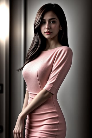 (((notice-me-senpai!))), irresistible-1girl, stern, unique-mix-of-natural-hair-styles, detailed skin texture, (blush:0.5), (goosebumps:0.5), unique-physique, (((designer dress, chic top,))), edgCT, Haute_Couture, bodycon, no-virgin-anymore, (((relaxed))), over-intricate-background, subsurface-scattering, dramatic-lighting, in-full-view, multi_effects, (((Ultra-HD-photo-same-realistic-quality-details))), remarkable-color,,<lora:659111690174031528:1.0>