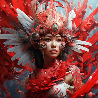 digital art wonders, symbolism, Indonesian art, illusionary paintings, red hyper-detailed, hyper-realistic, 4d dimension, ultra-detailed, highest detail quality, ultra-realistic, cinematic