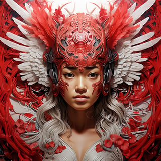 digital art wonders, symbolism, Indonesian art, illusionary paintings, red hyper-detailed, hyper-realistic, 4d dimension, ultra-detailed, highest detail quality, ultra-realistic, cinematic