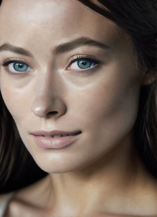  analog style, modelshoot style, portrait of Olivia Wilde, epic (photo, studio lighting, hard light, sony a7, 50 mm, matte skin, pores, colors, hyperdetailed, hyperrealistic),photo of perfecteyes eyes,Detailedface