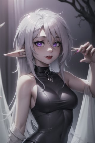 (masterpiece), best quality, expressive eyes, perfect face

Beautiful, elf, pale skin, pale skin, purple hair, purple eyes, detailed eyes, floating hair, long hair, shimmering hair, black choker, amethyst lighting, anime shading, magical cave, glowing crystals scattered in background, glowing crystals, crystal cave, 8k, detailed hair, detailed eyes, detailed face, freckles, cinematic lighting, cinematic, selfie, small boobs, Victorian dress, mana pool, etherial For so long now I've been coming to your rescue, Got me thinkin' I'll get you. And I'm serious when I say I'm over it. I'm over it, And your lies. That you'll stick around. Stay on my side of town. Now I'm covered in blood, And I'm feeding off your pretty little lies. Creepy girls you're just my style. Blood red lipstick, you don't smile. Falling victim to your fantasy. Damn, I love it that you're so creepy. Now you're risking it all, For some pinup doll. For once why can't you just come and chase me? Dig up my grave and save my body. Now I'm rotting to the bone, But my heart's still beating. Hoping you won't leave me. Creepy girls you're just my style. Blood red lipstick, you don't smile. Falling victim to your fantasy. Damn, I love it that you're so creepy. You're so creepy. You're so creepy. Drinks in the AM. Drugs in the PM. Treats all the boys like she don't need 'em. Creepy girls you're just my style. Blood red lipstick, you don't smile. Falling victim to your fantasy. Damn, I love it that... You're So Creepy! Creepy girls you're just my style. Blood red lipstick, you don't smile. Falling victim to your fantasy. Damn, I love it that you're so creepy.