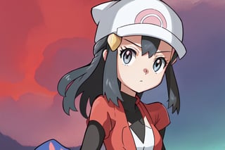 dawn \(pokemon\),cap,cool,detailed,beautiful background,for wallpaper