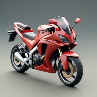 cute 3D isometric model of a honda supra x | blender render engine niji 5 style expressive,3d isometric,3d style,