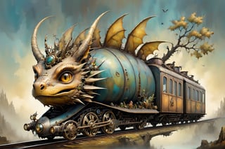 image of dragon train, outdoors, (viewed from below), tree, bird, animal, leaf, , bug, plant, nature, bear, squirrel, deer,perfect light,retroartstyle
(masterpiece), (top quality), (best quality), (official art), (beautiful and aesthetic:1.2), (stylish pose), (fractal art:1.3), (pastel theme: 1.2), ppcp, perfect, in the style of esao andrews,more detail XL,dragon train