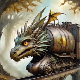 image of dragon train, outdoors, (viewed from below), tree, bird, animal, leaf, , bug, plant, nature, bear, squirrel, deer,perfect light,retroartstyle
(masterpiece), (top quality), (best quality), (official art), (beautiful and aesthetic:1.2), (stylish pose), (fractal art:1.3), (pastel theme: 1.2), ppcp, perfect, in the style of esao andrews,more detail XL,dragon train