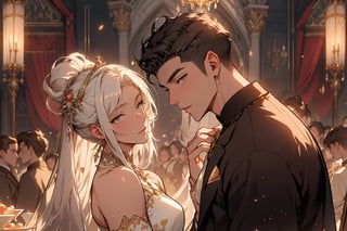 woman's point of view:
my boy
the day the two of us
met our eyes
at the royal banquet
wearing dazzling dresses
standing from a distance
among so many people
I found you
my love
we look into others
felt as fate
as we know before
