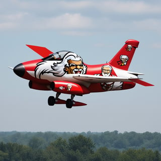 Kentucky Fried Chicken fighter plane