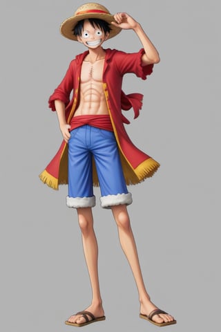 Luffy full body ,<lora:659095807385103906:1.0>