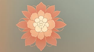 classic style wallpaper, god flower at one side