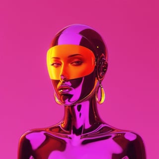 portrait of a mysterious girl saint, cinema 4d, gowing eyes, bored, punk fashion, boiling colors, dripping slime liquid lava, undersater, burning, cosmic, gamer, minimalist illustration, retro futuristic, inspired by Jamie Hewlett, glowing, black background,aw0k meltdown style