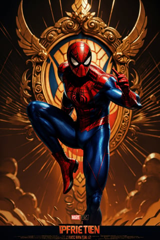 aztecian spiderman action pose, vector, aztecian style culture ornament, masked spiderman, contour, painting, realistic, poster, 3d render,vibrant, hyperdetailed, microdetailed, masterpiece art, ultra hd quality, 4k, vibrant, conceptual art, illustration, unzoomed,Leonardo Style,vector art,perfecteyes,High detailed ,EpicSky