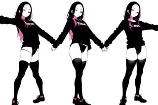 girl, full_body, T-POSE, 