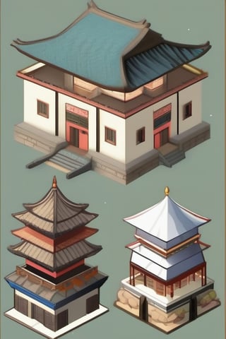 isometric building