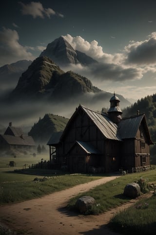 Farm , reference environment for the Lord of the Rings and the Witcher