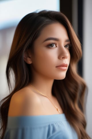 1girl,portrait, close-up, bokeh, golden hour, looking away from the camera, masterpiece, accurate, anatomically correct, textured skin, front lighting, using reflectors, f/1.4, 50mm, Sony A7 III, regina display, super detail, high details, 4K, wavy hair, evening wear, natural landscape1girl,portrait, high angle, bokeh, overcast, looking at the camera, masterpiece, accurate, anatomically correct, textured skin, side lighting, using reflectors, f/2.8, 35mm, Canon EOS R, regina display, high quality, UHD, casual wear, urban setting1girl,portrait, bird's eye view, bokeh, window light, looking up, masterpiece, accurate, anatomically correct, textured skin, back lighting, using reflectors, f/1.8, 24mm, Nikon Z6, regina display, highres, best quality, HD, ponytail, business casual, indoor
